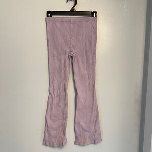 George Kids Light Purple Striped Bottoms